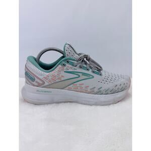 Brooks Glycerin 20 Womens Running Shoes Oyster Latigo Bay Coral Size 10